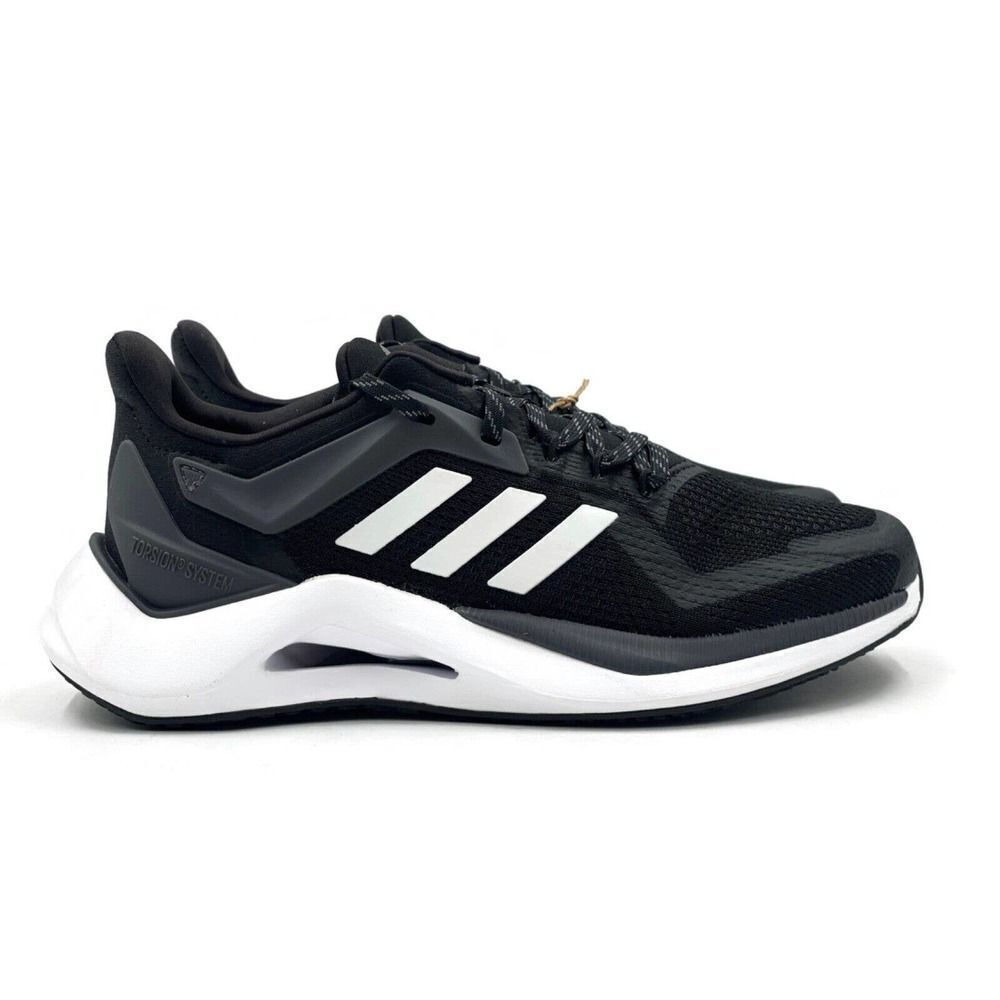 Adidas Alphatorsion 2.0 Women Casual Running Shoe Black White Trainer Sneaker